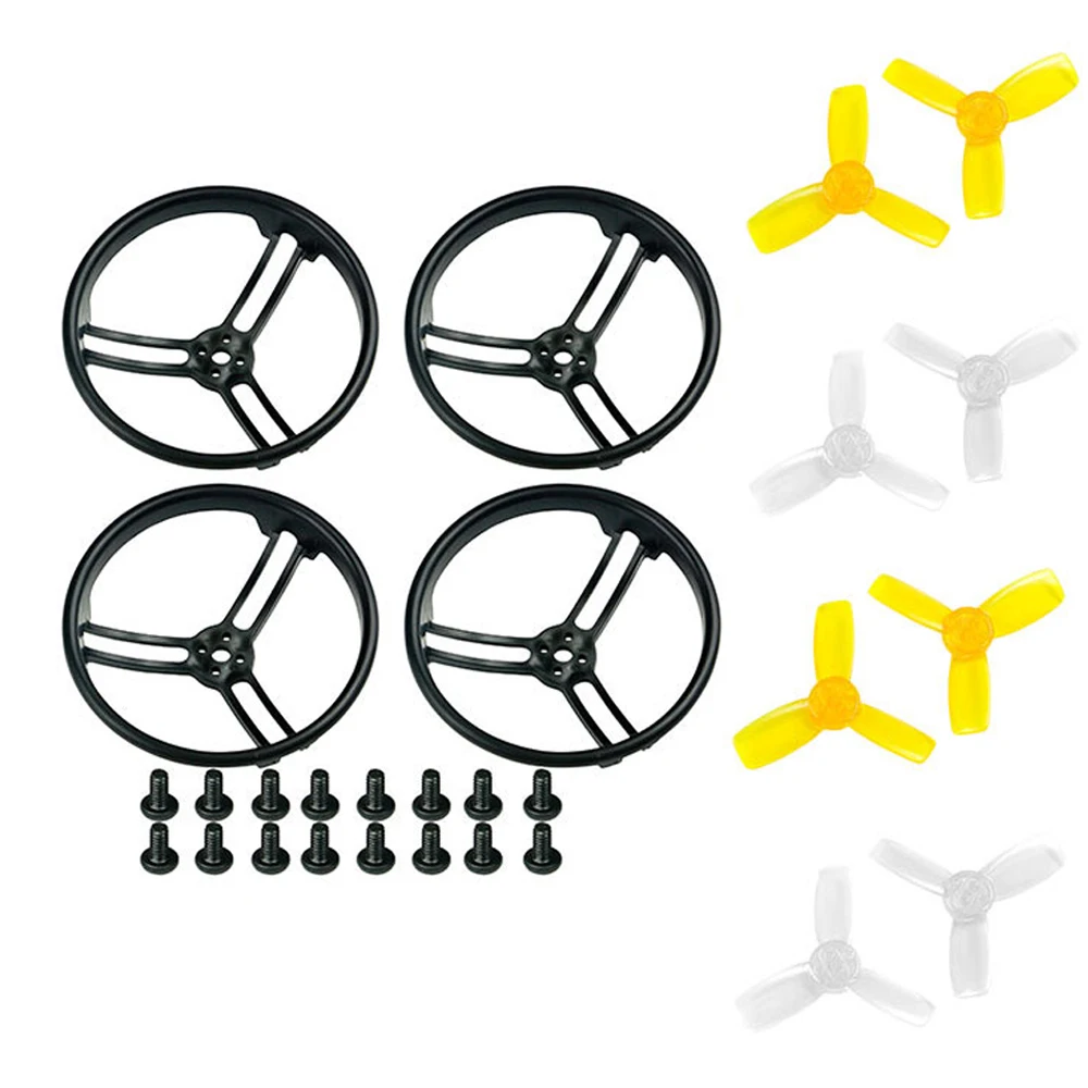 

4 PCS Kingkong 1.9 inch 2.3 Inch 2.8 inchPropeller Protective Guard with 4 Pairs CW CCW 3 blade Propeller