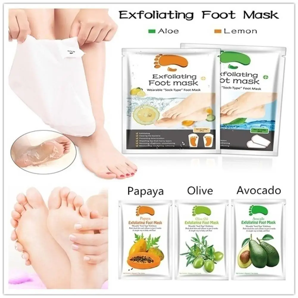 

2Pcs/Set Foot Masks Dead Skin Removal Moisturizing Cuticle Exfoliation Skin Care