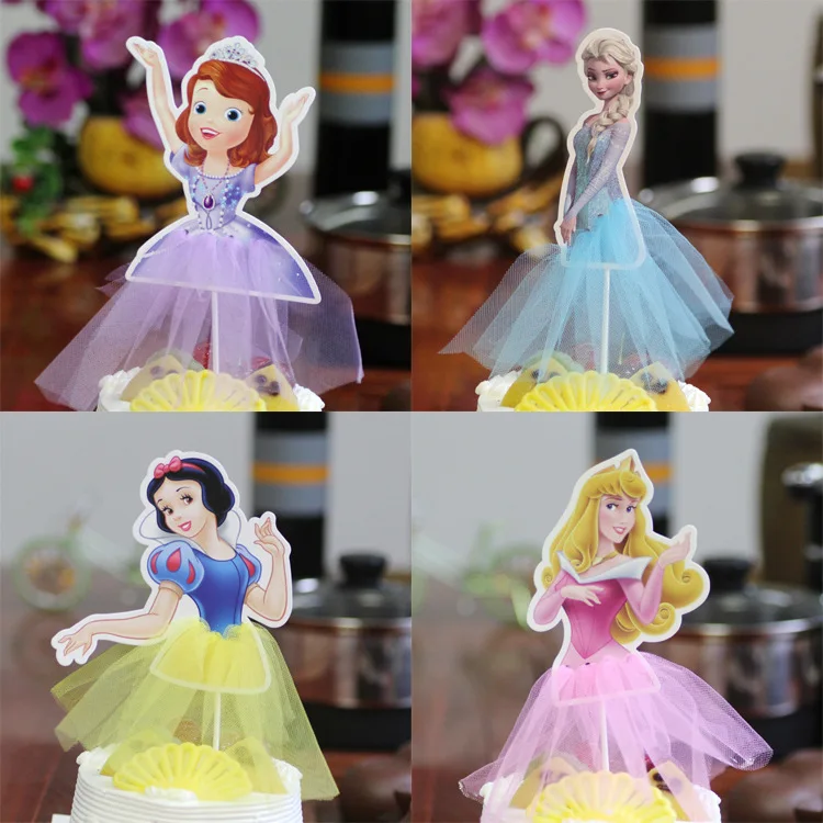 Frozen Cake Topper, Frozen Party Decor, Frozen Table decor, Cake Topper Banner Cake Accessories Party Supplies