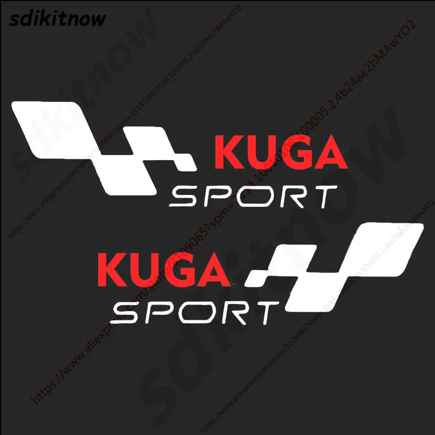 1 пара автомобильные водостойкие ПВХ наклейки для кузова автомобиля FORD KUGA 2 2013 2017