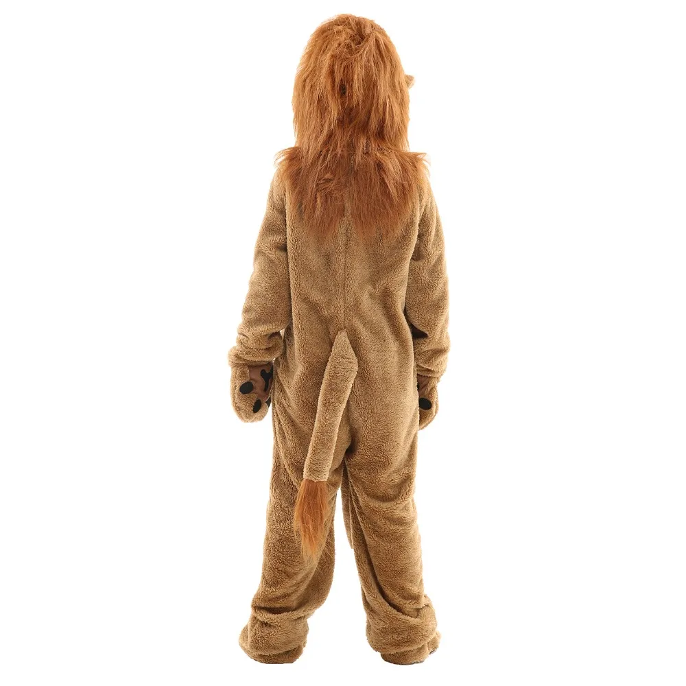 Kids Lion Costume Cosplay Jumpsuit Pajamas - Animal Cosplay Suit for Boys, Halloween, Children's Day Gift image 5
