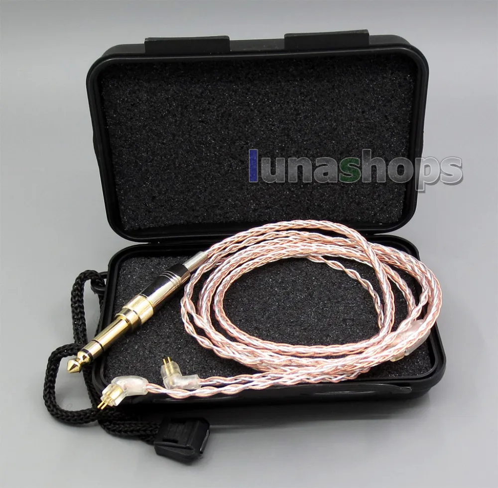 

800 Wires Soft Silver + OCC Alloy Teflo AFT Earphone Cable For Westone ES3X ES5 UM2 UM3XRC UM3x W4R LN005403