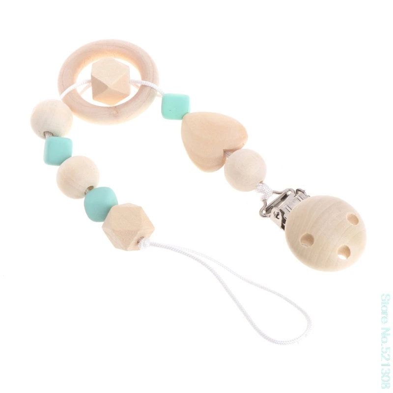 Baby Wood Pacifier Clip Nature Wooden Teething Chewable Infant Toy Dummy Clip Lovley Drop Ship Baby Wood Pacifier Clip Nature Wooden Teething Chewable Infant Toy Dummy Clip Lovley Drop Ship