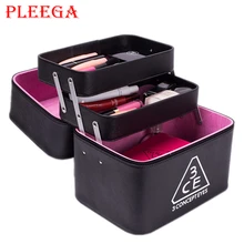 PEEGA Brand Women Cosmetic Box Designer High Quality Portable Cosmetic Bag Large Capacity PU Cosmetic Bag Women Makeup Dedicated