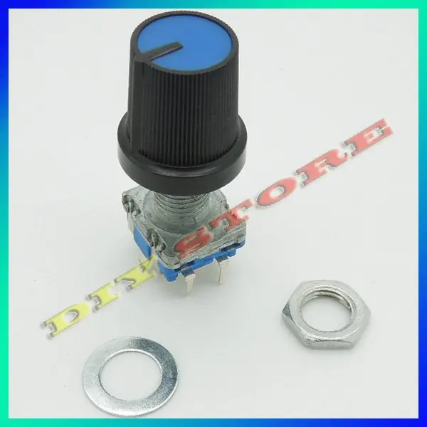 Wholesale 100pcs/lot 12mm Rotary Encoder Switch W. Keyswitch HQ with