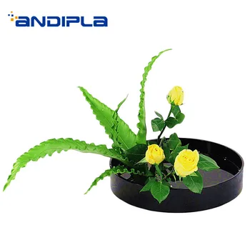 

Japanese-style Flower Arrangement Vases Plastic Flower Pots / Home Fruit Plate Containers / Office Table Decor Crafts Bonsai