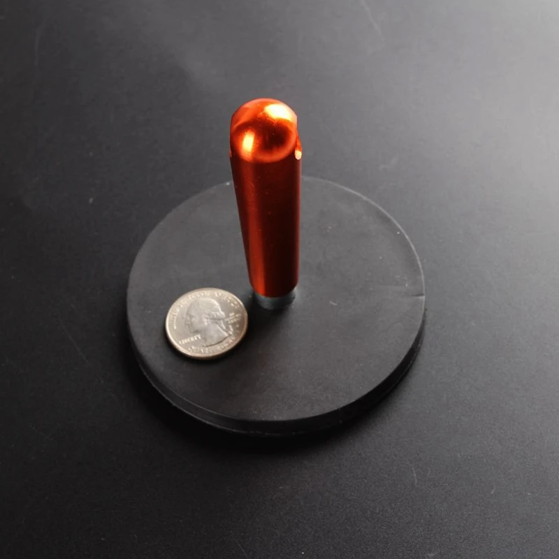

Rubber mounting magnet,Permanent NdFeB strong magnet with a aluminum alloy handle,waterproof and shatter-proof,Dia 88mm pot
