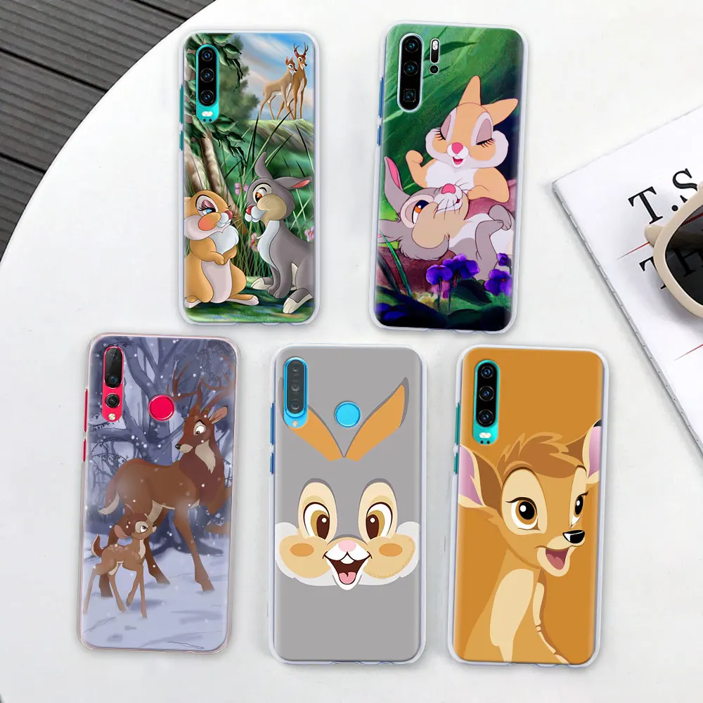 Bambi Thumper чехол для телефона coque для huawei P30 Pro P10 P20 P30 Lite P8 P9 Lite P Smart Plus чехол