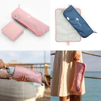 

Folding Umbrella Storage Bag Compact Waterproof Travel Umbrellas Covers