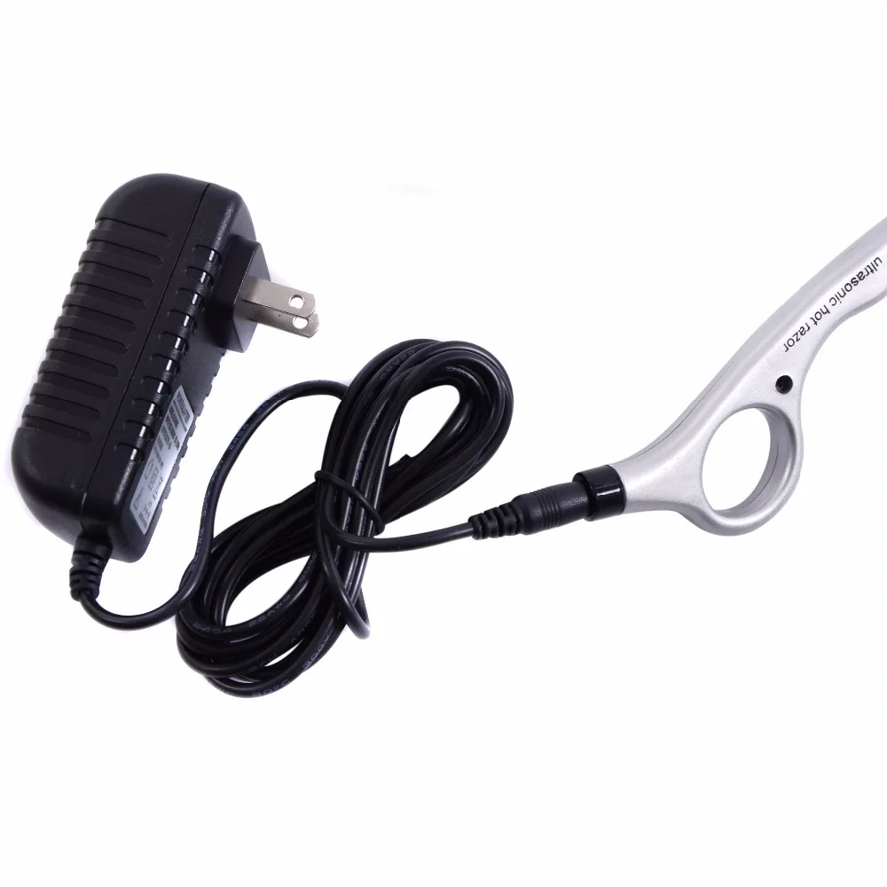 EU/US plug Hair Trimmers Ultrasonic Hot Vibrating Razor Hair Cut Styling Salon Avoid Split Ends