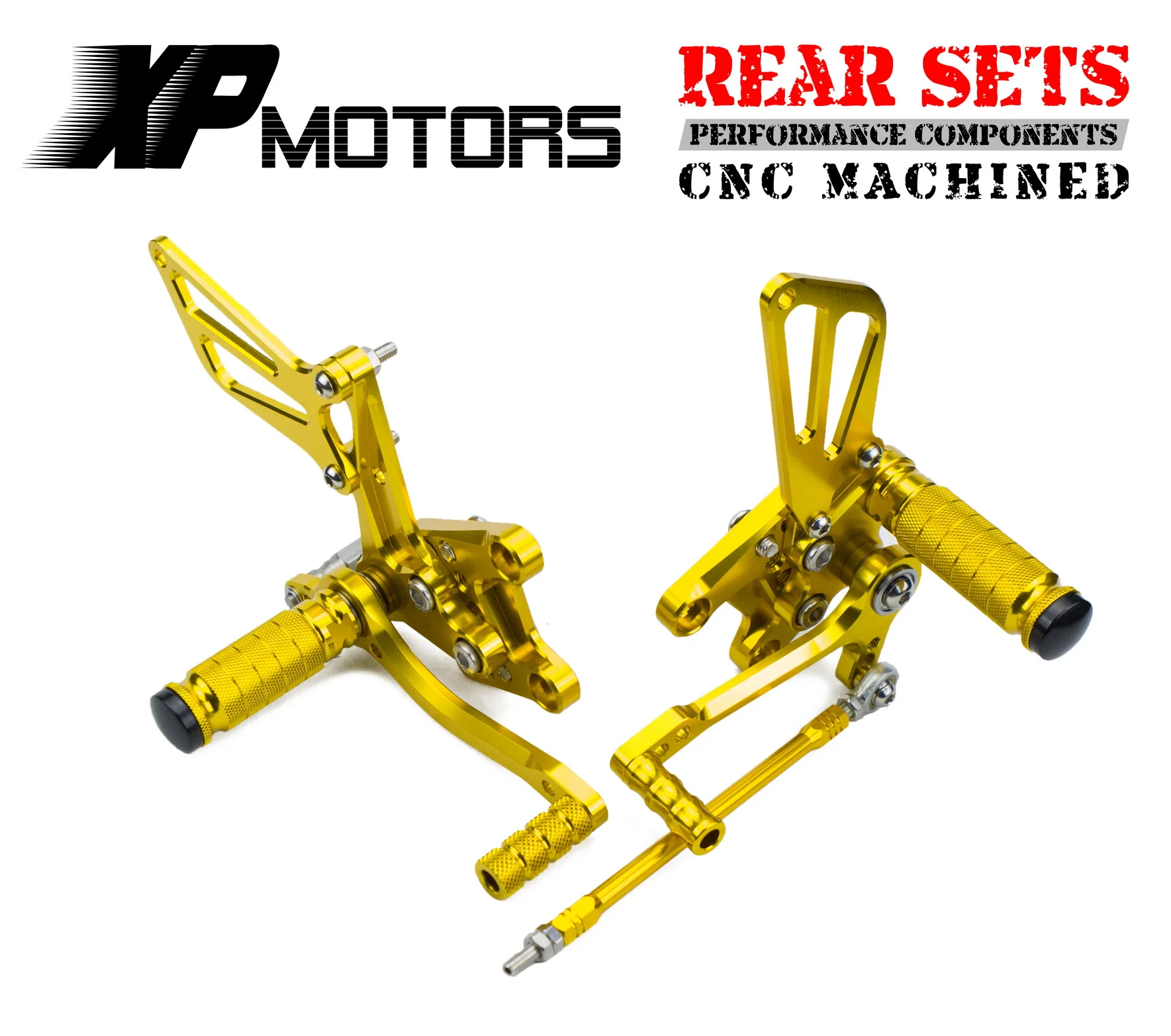 

NICECNC Motorcycle Adjustable Rearset Footpeg Footrest For Suzuki GSX-R GSXR 600 GSXR600 2001 2002 2003 2004 2005