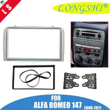 Панель для ALFA ROMEO 147 радио DVD стерео CD Панель тире Двухместный 2 Din переходная монтажа Установка отделка комплект лица рамка 2din