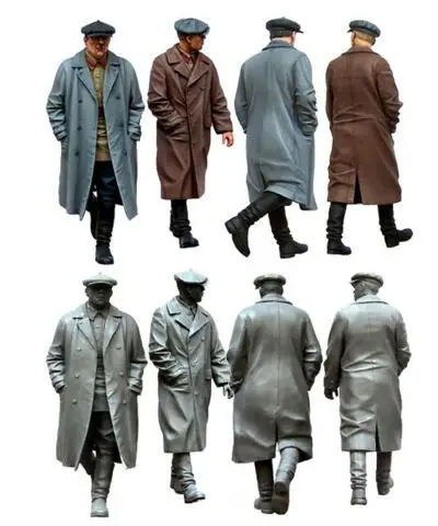 

1/35 Resin Figure Officer 2pcs/set Model Kits