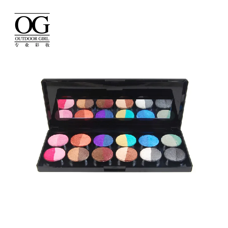 For pokker digital Tilgivende OG Cosmetics - Mineral baking powder - mixed color Eyeshadow Palette -  Professional makeup market - high bright pearl baking _ - AliExpress Mobile