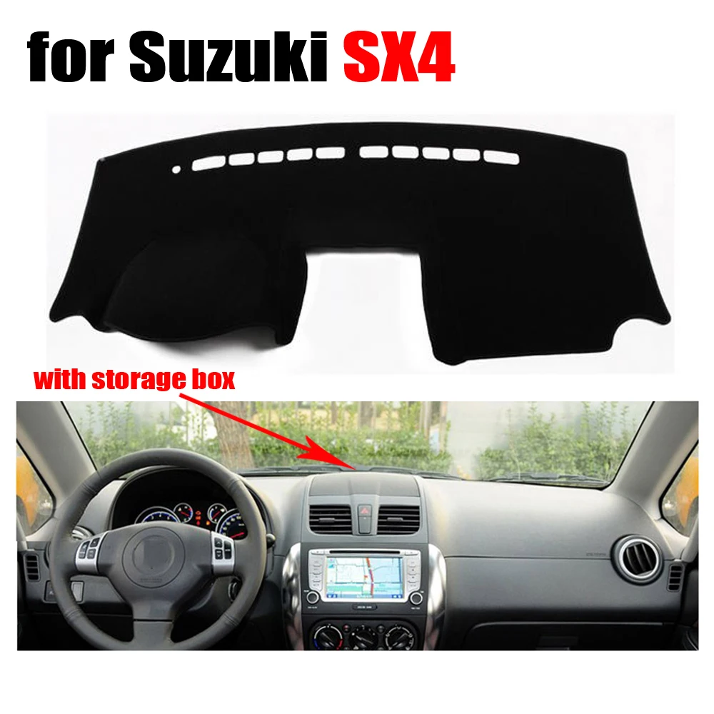 Бесплатная доставка! Чехлы для приборной панели автомобиля Suzuki SX4 с ящиком