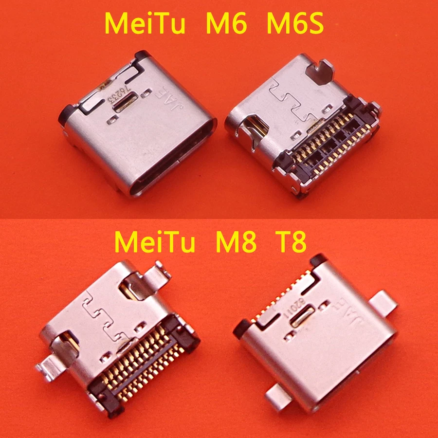1 шт. разъем Micro USB для Meitu M6 M6S M8 T8 типа C мобильный телефон зарядный порт штекер
