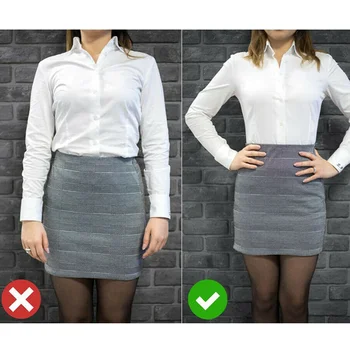 

Shirt Holder Adjustable Near Shirt Stay Best Tuck It Belt for Women Men Work Interview XRQ88