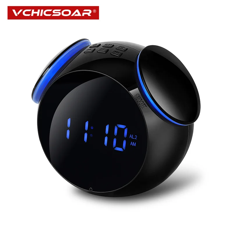 

Vchicsoar X1 2018 New Bluetooth Speaker Portable Wireless Speaker Bluetooth 4.2 Sound System Stereo Support TF AUX Alarm Clock
