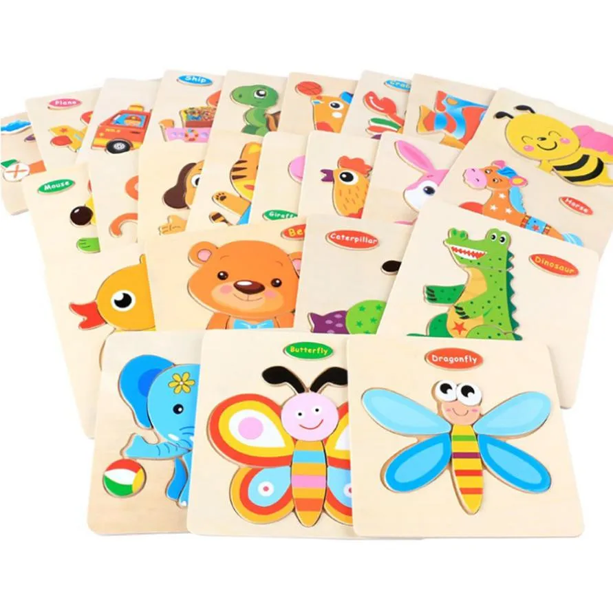 

wooden toys for children puzzle Developmenta educational Baby Kids Training Toy Multicolor 2JULY6