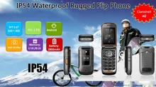 2016 Original 4G lte Android Clamshell Mobile Flip Phone SmartPhone Rugged Waterproof Mtk6735 1GB RAM Dual