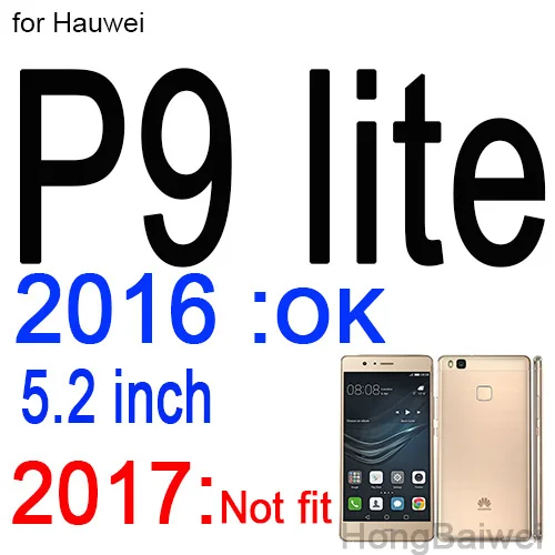 Кожаный чехол с откидной крышкой для Huawei P Smart/Honor 8X 6A 6C 6X 7A 7X 7C Pro 8 9 5A P9 P8 lite mini P10 20 Y5 Y6 Y7 Prime чехол - Цвет: For Huawei P9 Lite