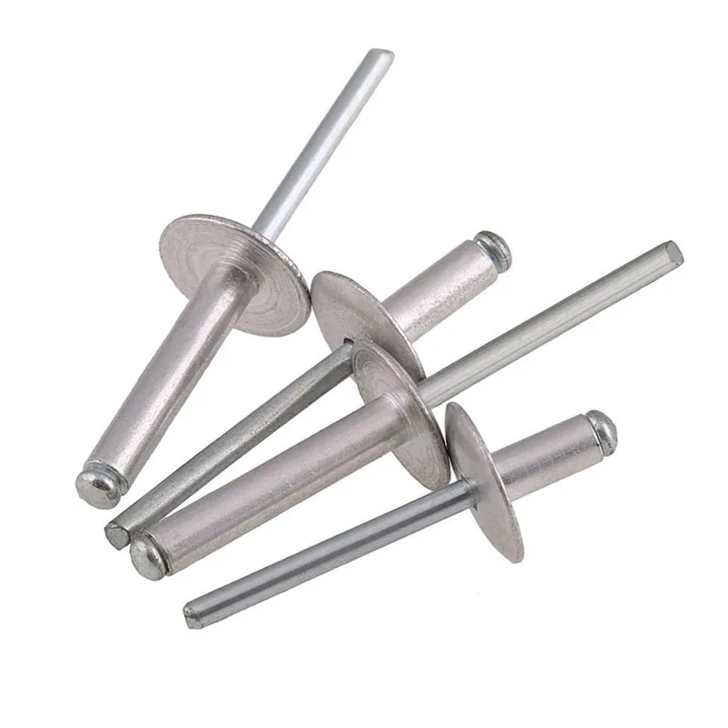 M5*8/10/12 M5*25 Big Cap Aluminum Blind Rivets, Decorative Nails