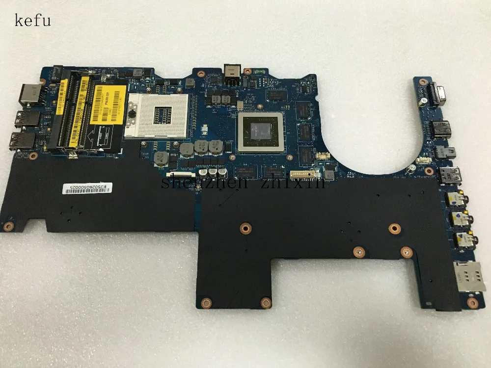 

KEFU For DELL Alienware M14X R1 Laptop motherboard CN-0XYCJJ 0XYCJJ PALB0 LA-6801P DDR3 HM67 With graphic test good