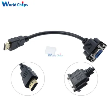 

1080P HDMI Male To VGA HD-15 Female Video Adapter Converter Cable For HDTV PC AS