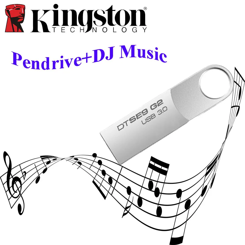 Kingston Original 32 ГБ 64 128 Pendrive Metal Custom DIY логотип Прямая поставка персонализированный