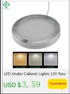 LED Кабинетные лампы 12V Круглый счетчик шкаф гардеробe кухня лампа шкафы Выдвижной ящик лампа книжная полка витрина Стенной шкаф освещение ночник подсветка для кухни светильник светодиодный подсветка в шкаф