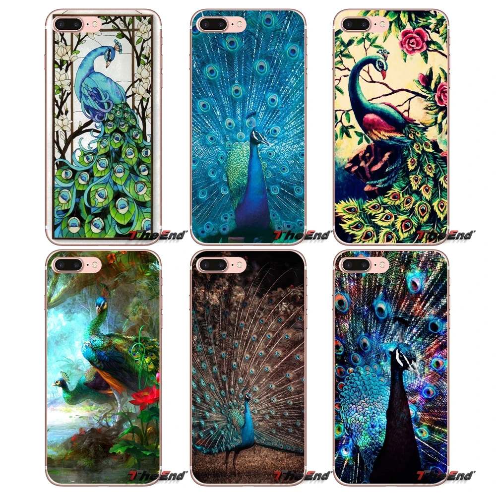 

Paisley Peacock Flowers Queen Silicone Case For Samsung Galaxy S3 S4 S5 MINI S6 S7 edge S8 Plus Note 2 3 4 5 Grand Core Prime