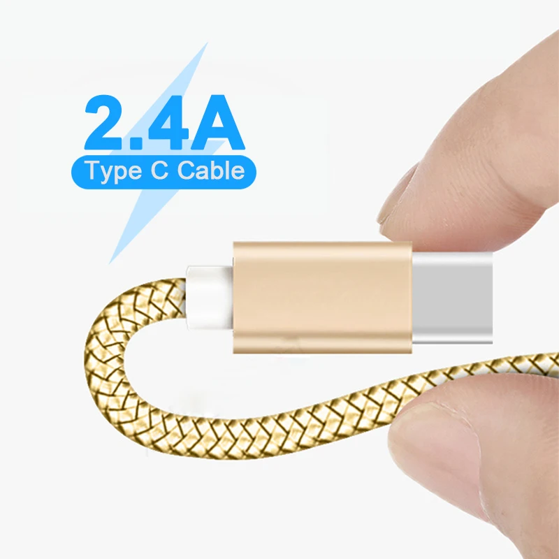 

Fast Charging Type C Cable Data Sync for Samsung Galaxy S10 S9+ S8 Plus Usb-c for One Plus 5t USB C Type-C for Huawei P20 Lite