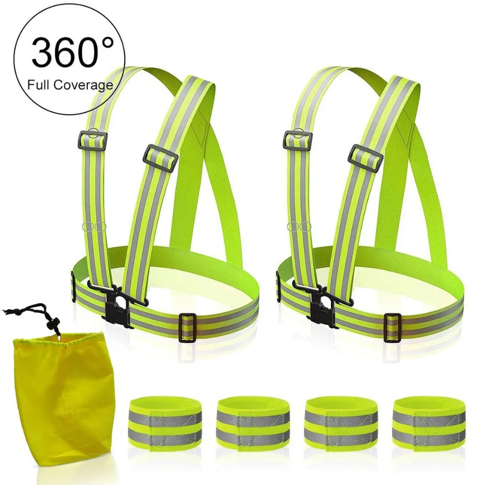 Reflective Vest High Visibility Safety Vest. One Size Fits All! Great