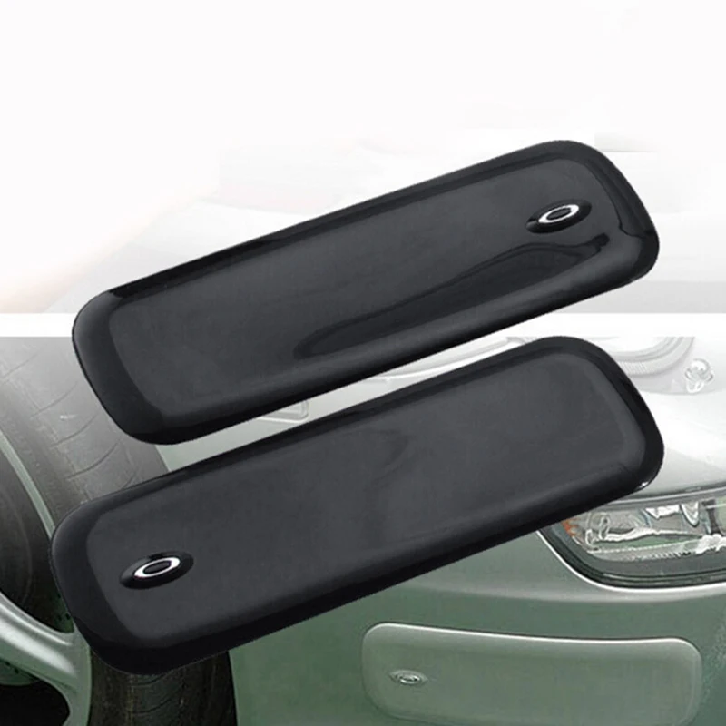 Черный 2x автомобильный бампер колодки ПВХ резиновая Передняя Задняя Защитная угловая крышка защита