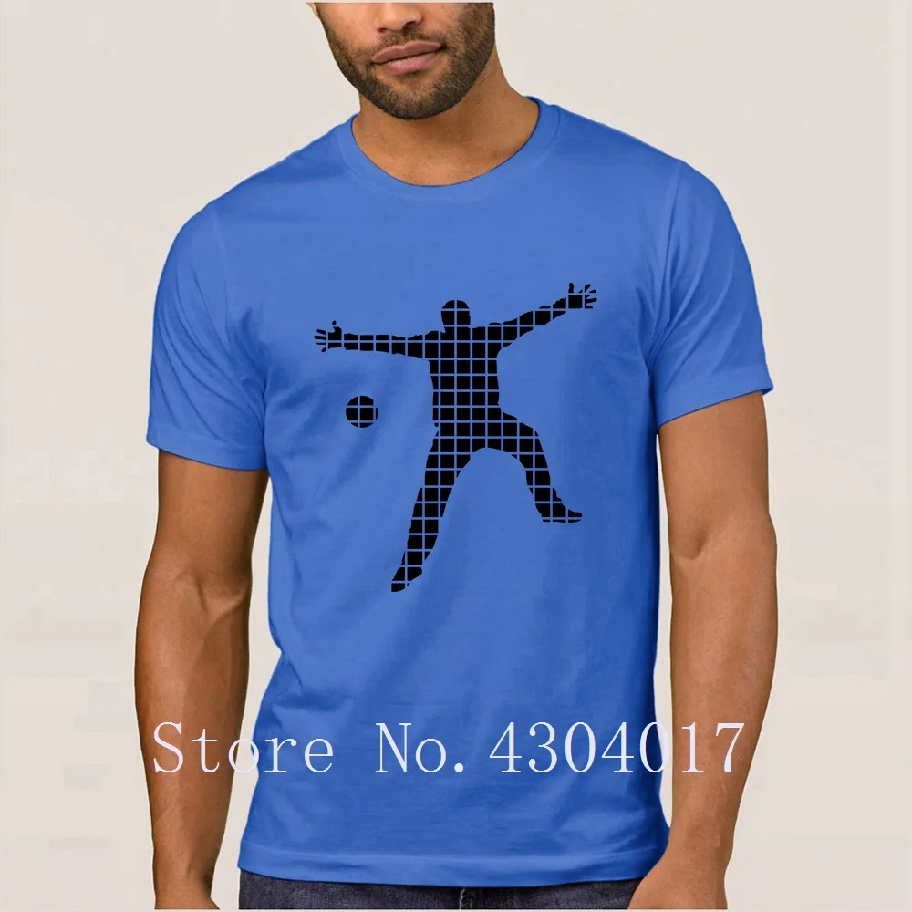 Гандбол вратарь футболка для мужчин с круглым воротом с принтом забавная футболка для мужчин большой размер Xxxl веселый высокое качество