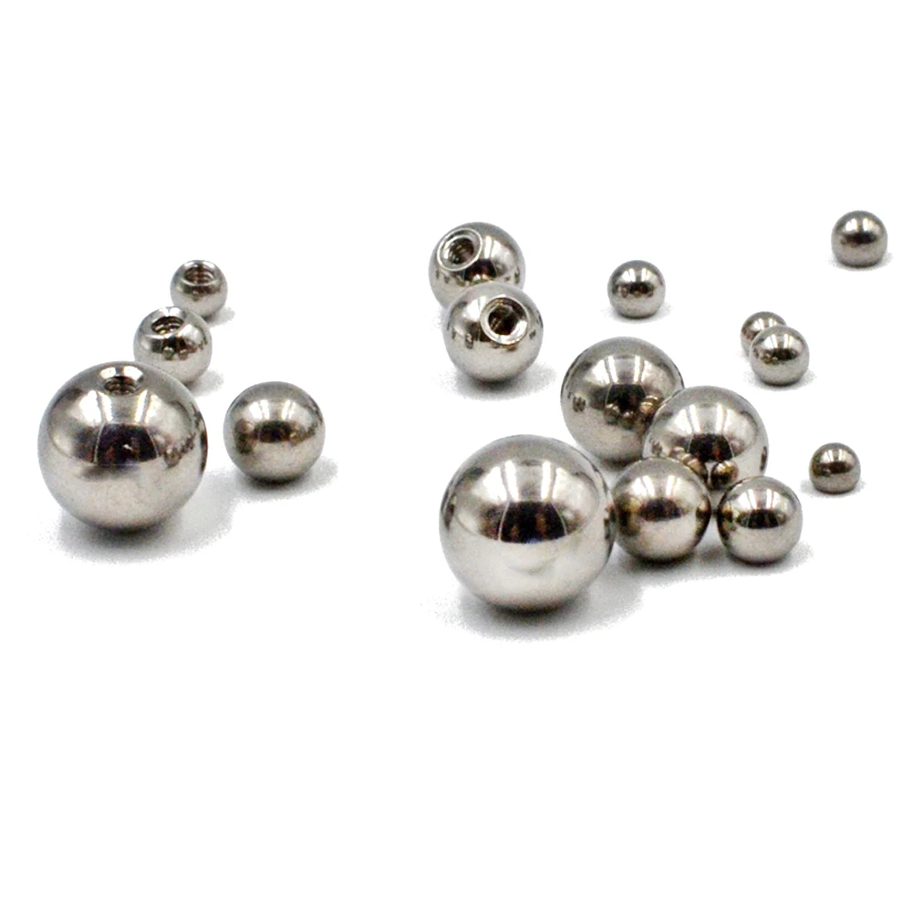 1.6mm noir anodisé titane LÈVRE OREILLE BARRE 5mm BALL