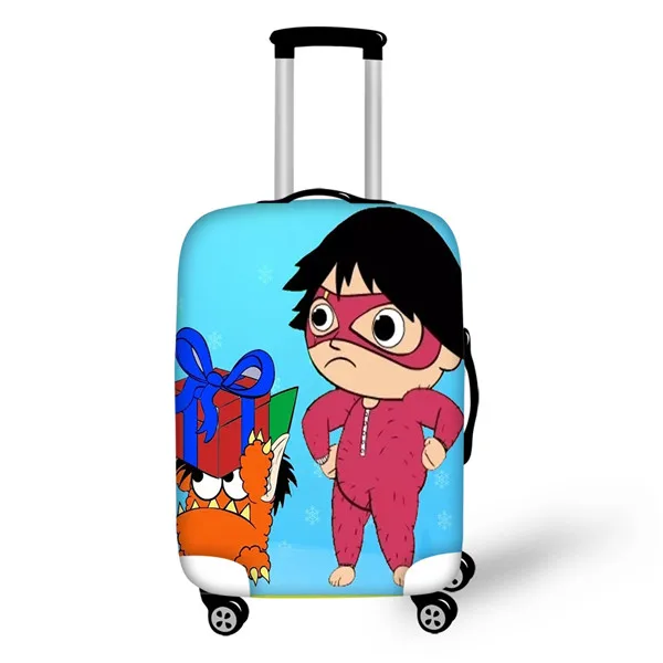 Чехол для путешествий Thikin Ryan's World для девочек с мультяшным рисунком, школьный чемодан, защитный чехол, дорожная сумка, защитная куртка - Цвет: CDZHL273SML