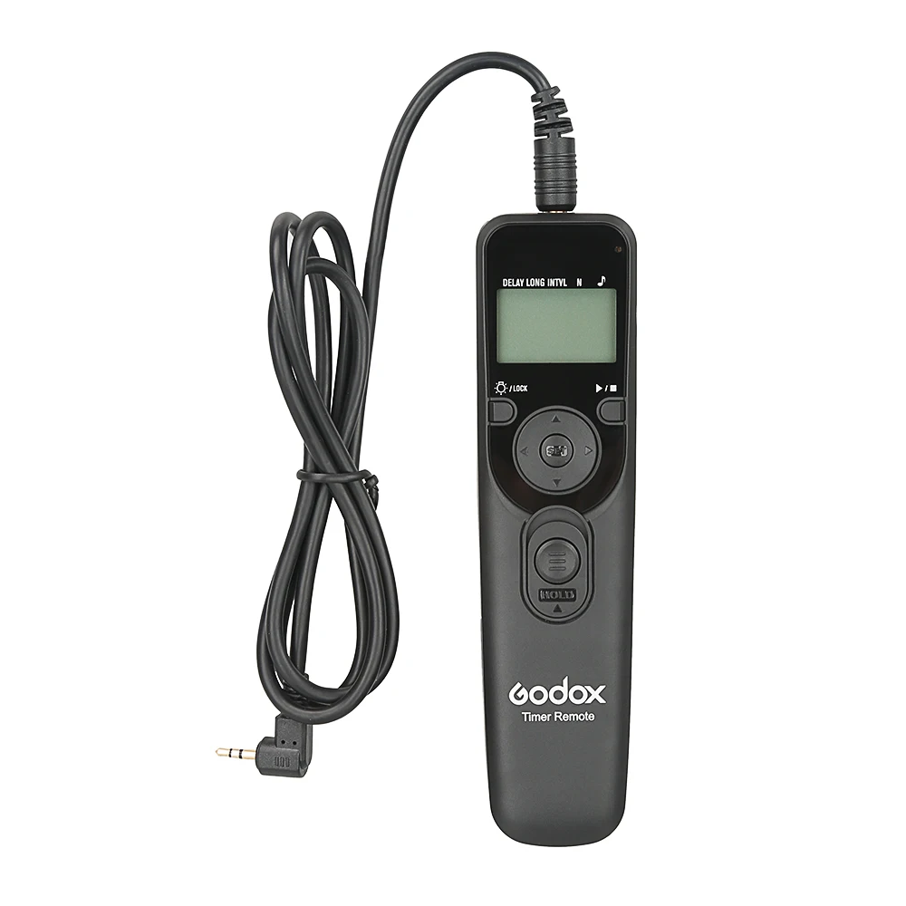 Godox цифровой таймер дистанционного UTR-C1/C3/N1/N3/S1 с ЖК-панелью с подсветкой сменный кабель спуска затвора контроллер для камеры