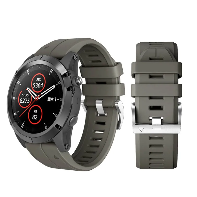 Сменный силиконовый ремешок для Garmin fenix 5/5 Plus/935/S60 UY8 - Цвет: Розовый