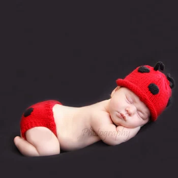 

Children Clothing Baby Wool Knitwear Two Sets of Sweaters Newborns Photography Props 0-6 months 42cm