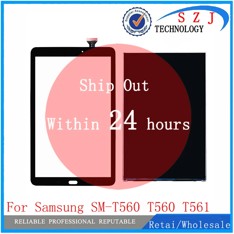 Nieuwe Voor Samsung Galaxy Tab E 9.6 SM-T560 T560 T561 Touch Screen Sensor Digitizer Glas + Lcd Display Panel Scherm monitor