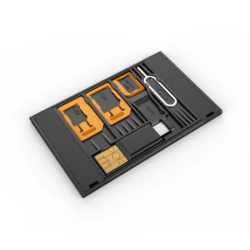 

OTG Card Reader SIM Card Adapters Sleeve Reduction Nano SIM Small Card to Large Card Mobile Phone Bracket