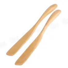 10 шт. дерево Посуда крем-маска сыр гуакамоле масло Ножи Пятно Инструмент Деревянный Кондитерские крем Ножи выпечки Инструменты 17.5*2 см