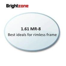 1,61 MR-8, высокое качество, индивидуальные очки без оправы, оптические линзы, асферические линзы, очки для близорукости, очки по рецепту