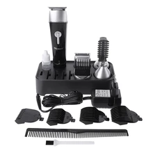5 в 1 3 Вт электрическая машинка для стрижки волос триммер для волос в носу бритва бакенбарды Стрижка бороды европейская вилка