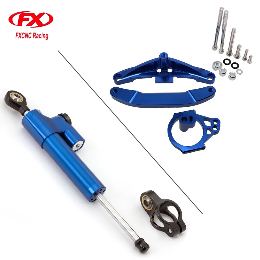 

For Yamaha FZ1 FAZER 2006 - 2015 CNC Aluminum Motorcycles Steering Stabilizer Damper with Mounting Bracket Support Kit
