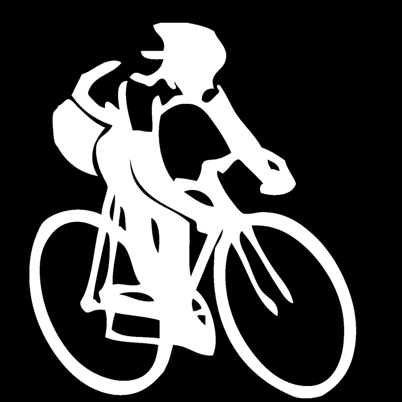 HotMeiNi 13 см x велосипедная наклейка дорожный велосипед для плавания Ironman Триатлон