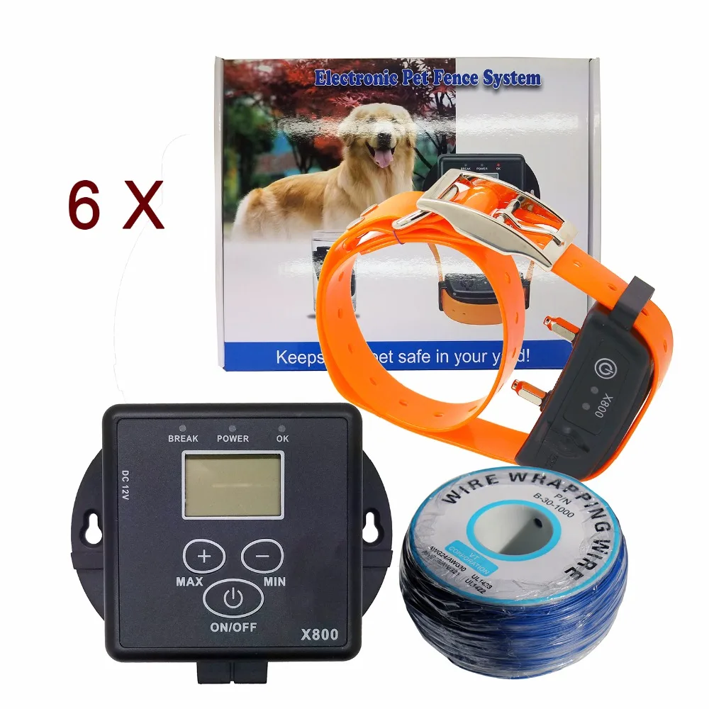 Wholesale 6 Sets IN Ground Electronic Fence System X800 With Waterproof