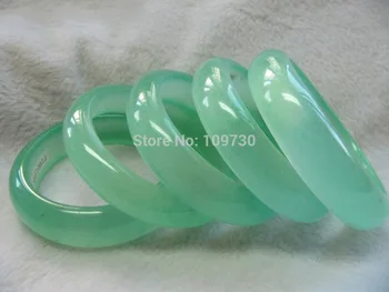

001529 WHOLESALE 5PCS CHINESEN GREEN JADE(JADEITE) BANGLE / BRACELET (A0502)