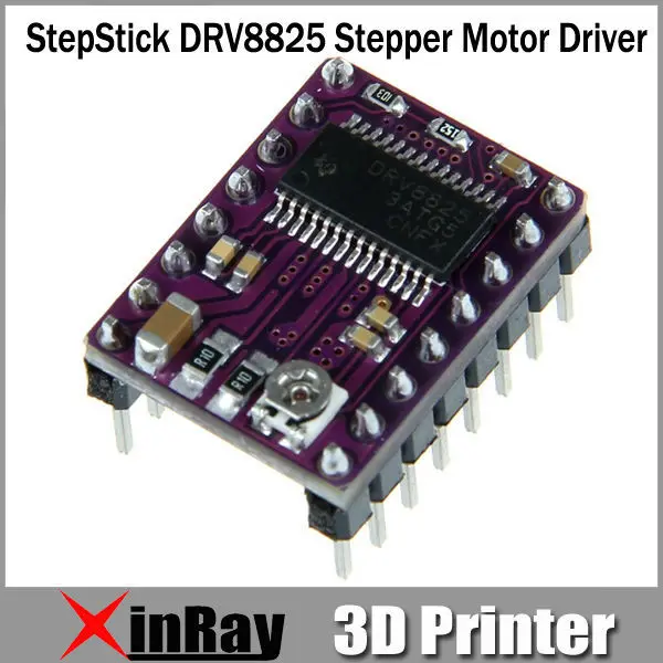 

Free Shipping Hot Selling Newest StepStick DRV8825 Stepper Motor Driver Carrier Reprap 4layer PCB 5pcs/lot GT019